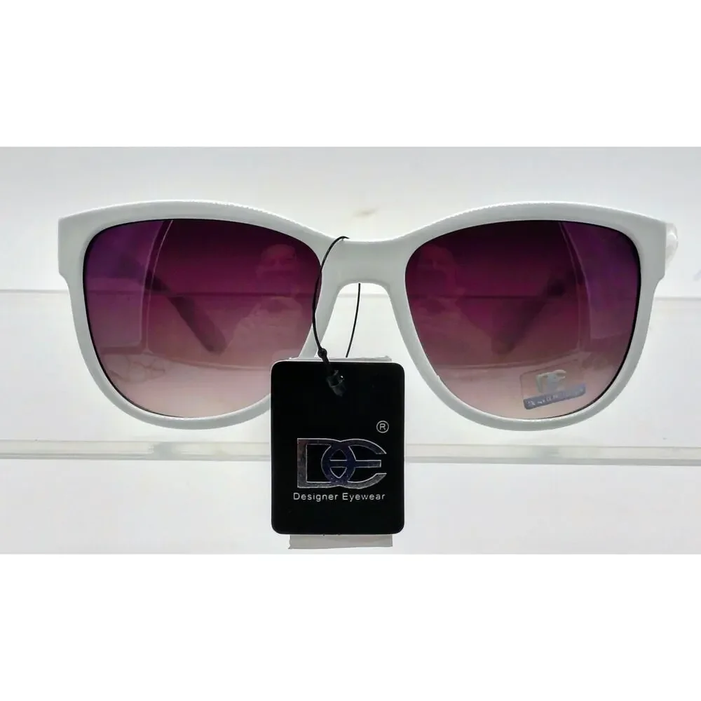 603 white sunglasses with purple